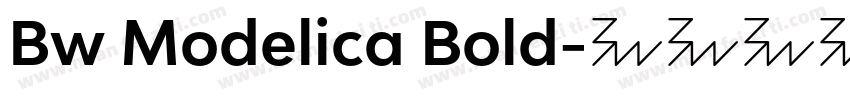 Bw Modelica Bold字体转换